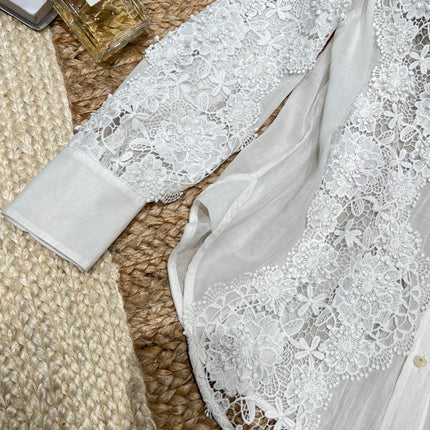 ZIMMERMANN 26S LACE SHIRT STYLE 146