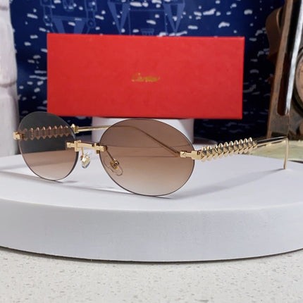 CARTIER 26S OVAL FRAME IN METAL 434042