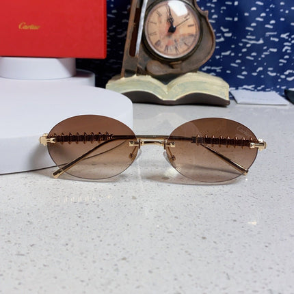 CARTIER 26S OVAL FRAME IN METAL 434042