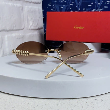 CARTIER 26S OVAL FRAME IN METAL 434042