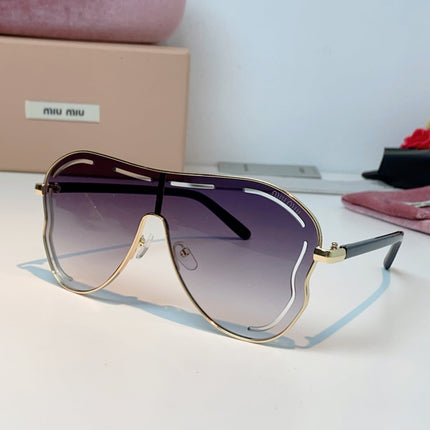 MIUMIU 26S SHIELD FRAME IN METAL 424497