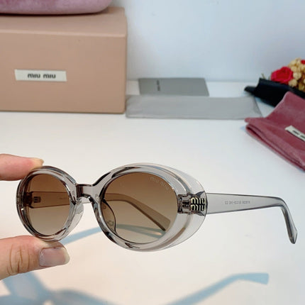 MIUMIU 26S OVAL FRAME IN ACETATE 424528