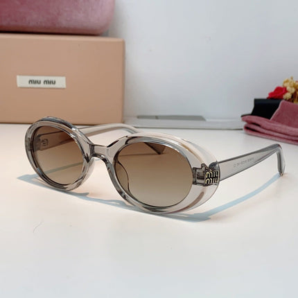 MIUMIU 26S OVAL FRAME IN ACETATE 424528