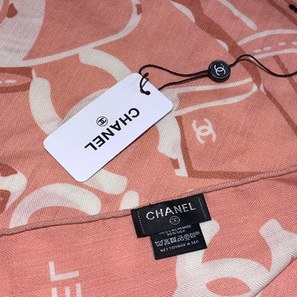 CHANEL 25S SCARF 135 IN CASHMERE 991694