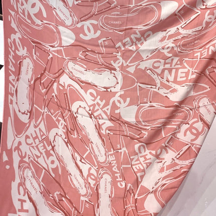 CHANEL 25S SCARF 135 IN CASHMERE 991694