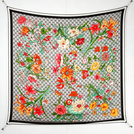GUCCI 26S SCARF 140 IN CASHMERE AND SILK 504588