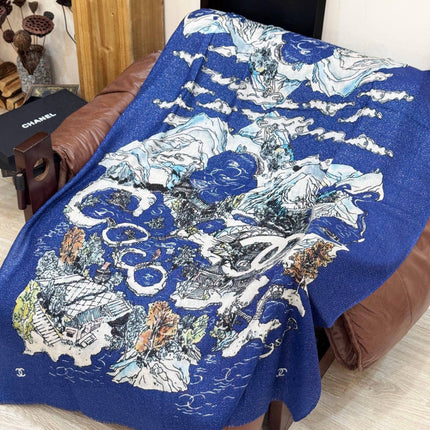 CHANEL 26S SCARF 200 IN CASHMERE 509339