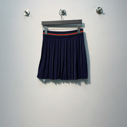 26S PLEATED KNIT MINI SKIRT 566