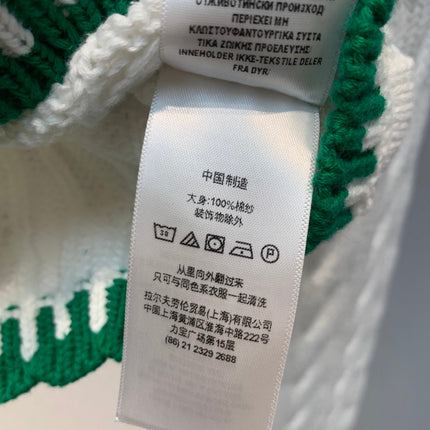 RALPH LAUREN 26S CONTRAST-TRIM CABLE-KNIT CARDIGAN 635