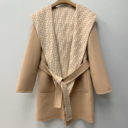 FENDI 26S REVERSIBLE BELTED JACKET 502