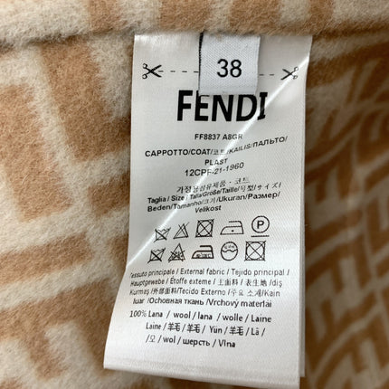 FENDI 26S REVERSIBLE BELTED JACKET 502