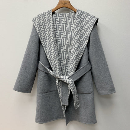 FENDI 26S REVERSIBLE BELTED JACKET 500