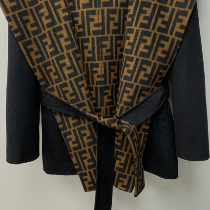 FENDI 26S REVERSIBLE CROPPED JACKET 497