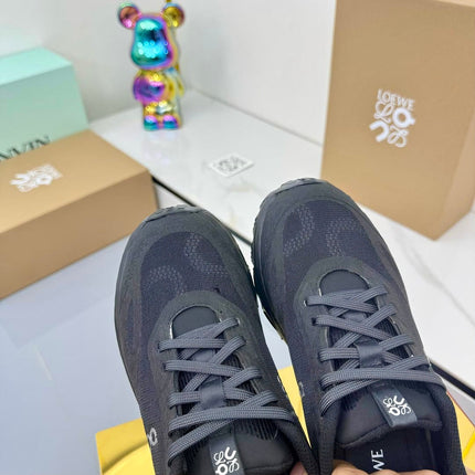 LOEWE 26S RUNNING SNEAKERS IN BLACK MESH