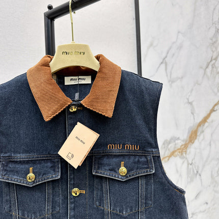 MIUMIU DENIM VEST 00380