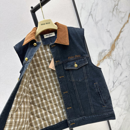 MIUMIU DENIM VEST 00380
