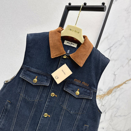 MIUMIU DENIM VEST 00380