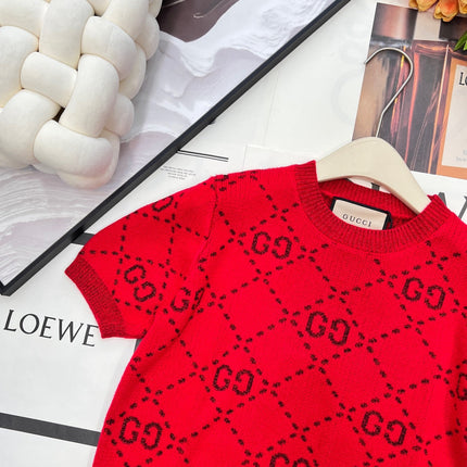 GUCCI SHORT-SLEEVE KNIT TOP STYLE 24