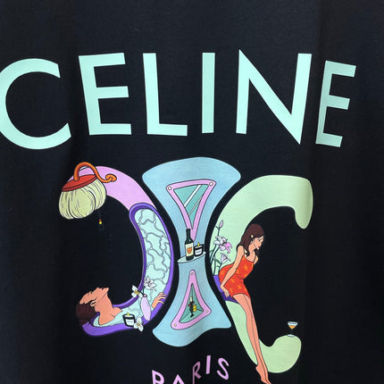 CELINE 26S SHORT-SLEEVE CREWNECK T-SHIRT 713