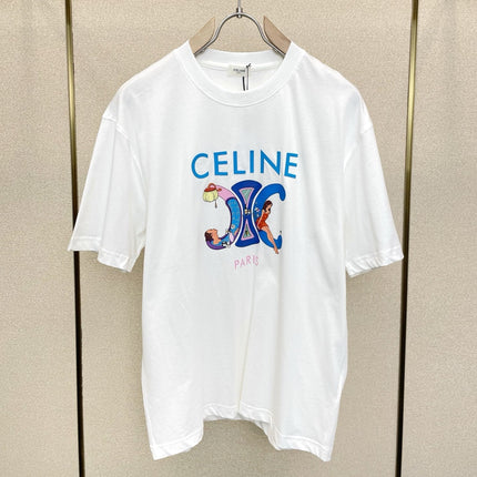 CELINE 26S SHORT-SLEEVE CREWNECK T-SHIRT 711