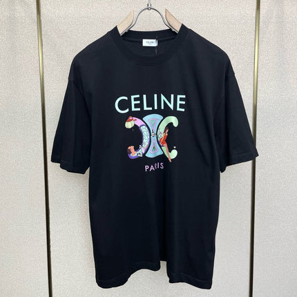 CELINE 26S SHORT-SLEEVE CREWNECK T-SHIRT 713