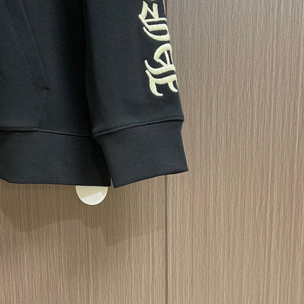 CHROME HEARTS 26S HALF-ZIP LONG-SLEEVE SWEATSHIRT 051