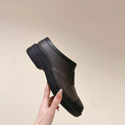 CC RAIN BOOTS IN BROWN AND BLACK TPU