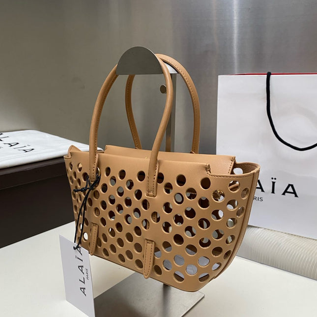 NEO MINA 20 BAG IN WHISKEY PERFORATED CALFSKIN