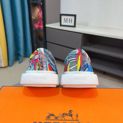 HM LANCE SLIP-ON SNEAKER MULTICOLOR DENIM