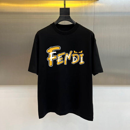 FENDI 26S SHORT-SLEEVE CREWNECK T-SHIRT 589