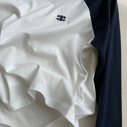 CELINE 26S CROPPED LONG-SLEEVE T-SHIRT 438