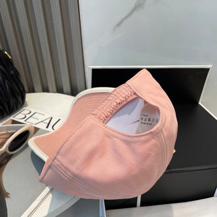 MIUMIU BASEBALL CAP IN PEACHY PINK FABRIC STYLE 8