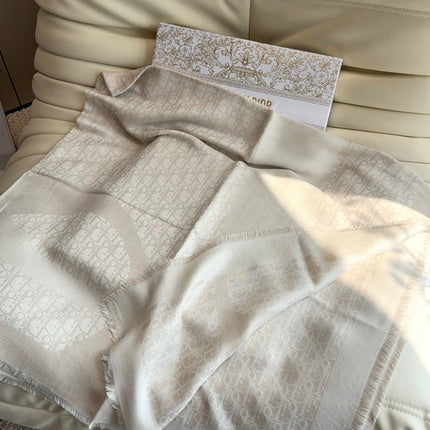 DIOR 26S SCARF 140 IN CASHMERE AND SILK 513580