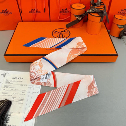 HERMES 26S TWILLY SCARF 86 IN SILK 502593