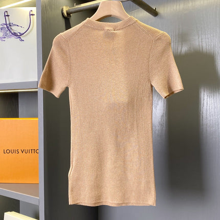 BURBERRY 26S SHORT-SLEEVE SWEATER 393