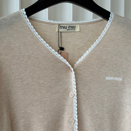 MIUMIU 26S KNIT CARDIGAN 1572