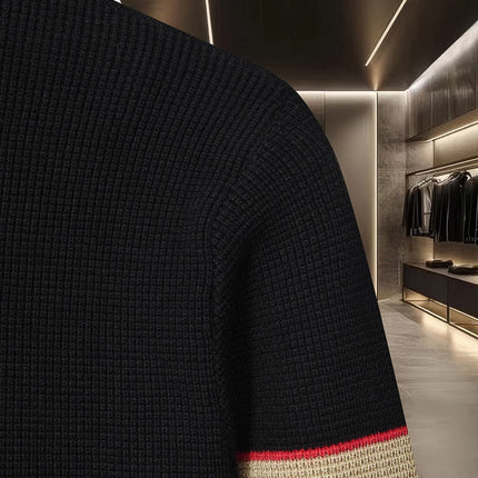 BURBERRY 26S LONG-SLEEVE KNIT POLO 555
