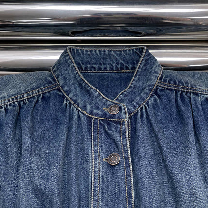 CHLOE 26S PUFF-SLEEVE DENIM JACKET STYLE 73