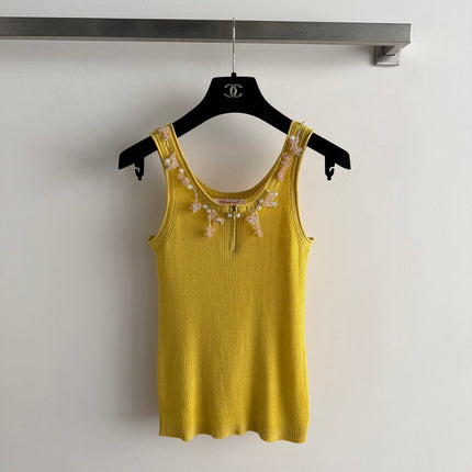 CHANEL 26S KNIT SLEEVELESS TOP STYLE 1186