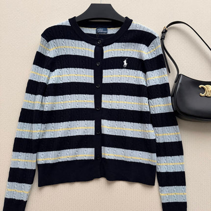 RALPH LAUREN 26S CREW-NECK KNIT CARDIGAN 612