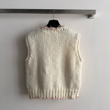 CHANEL 26S KNIT ZIP-UP VEST 1685