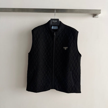 PRADA 26S QUILTED ZIP-UP VEST 1202