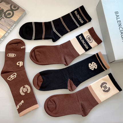 BALENCIAGA 26S CREW SOCKS 400416 (1 BOX)