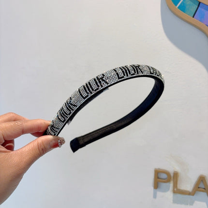 DIOR 26S HEADBAND IN SILVER CRYSTAL 512061