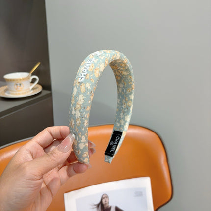 CHANEL 26S HEADBAND IN LIGHT MINT GREEN COTTON 505288