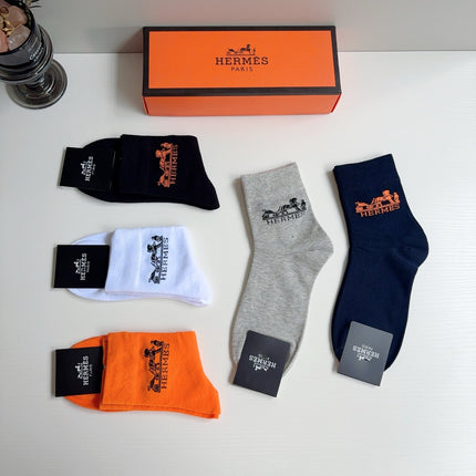 HERMES 26S ANKLE SOCKS 403753 (1 BOX)
