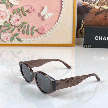 CHANEL 26S GEOMETRIC CAT EYE FRAME IN ACETATE 505203