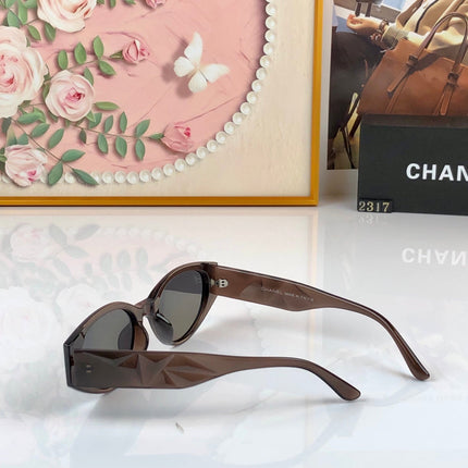 CHANEL 26S GEOMETRIC CAT EYE FRAME IN ACETATE 505203