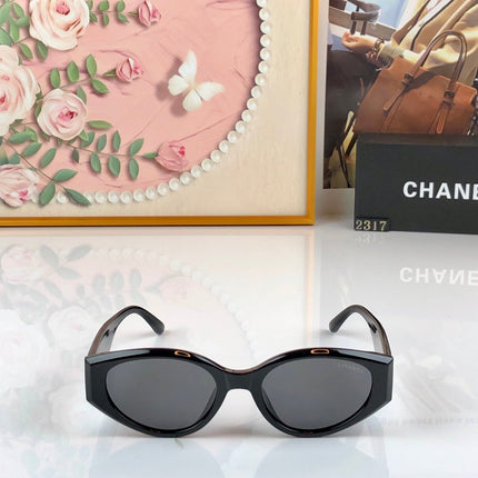 CHANEL 26S GEOMETRIC CAT EYE FRAME IN ACETATE 505202