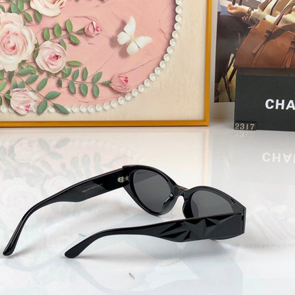 CHANEL 26S GEOMETRIC CAT EYE FRAME IN ACETATE 505202